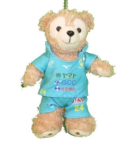 ダッフィー ぬい服 衣装 コスチューム ユニフォーム ぬいぐるみバッジサイズ 群馬グリーンウイングス 2025-2026年風 ぬいぐるみの服 バレーボール 番号ネーム指定可