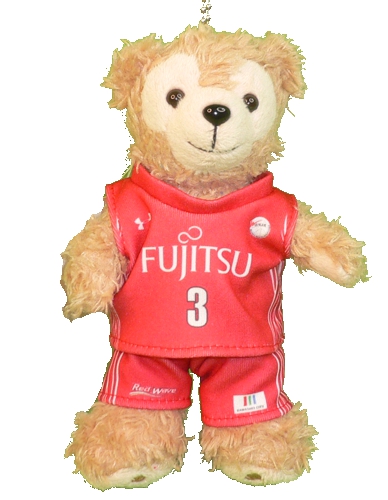 ダッフィーぬいバサイズ レッドウェーブ