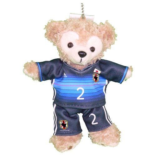 ダッフィー 服 ぬいバサイズ 日本 なでしこ 2016年ユニフォーム風 ダッフィーのコスプレ服 衣装 サッカー 番号ネーム指定可