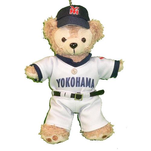 ダッフィー ぬい服 ぬいぐるみバッジサイズ 横浜高校  野球部ユニフォーム風  ダッフィーのコスプレ衣装 コスチューム ぬいバ用着せ替え服  高校野球 番号ネーム指定可