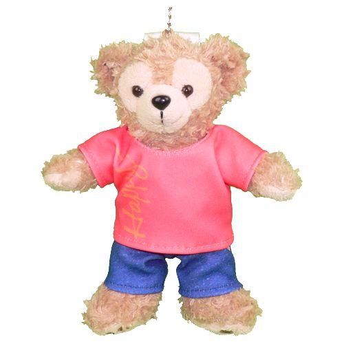 ダッフィー 服 ぬいバサイズ 2016-17年 「Happy?」のデザインTシャツセット Are You Happy ダッフィーのコスプレ服 衣装 5人組