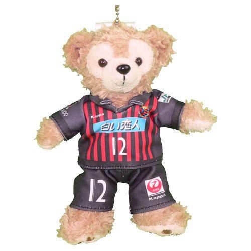 ダッフィー 服 ぬいバサイズ 札幌のユニフォーム風 ダッフィーのコスプレ服 衣装 サッカー 番号ネーム指定可