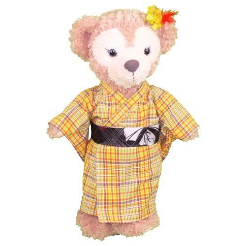 ダッフィー ぬいぐるみ 服 コスチューム Sサイズ 甚平 女性風 ダッフィーのコスプレ服 衣装 着物