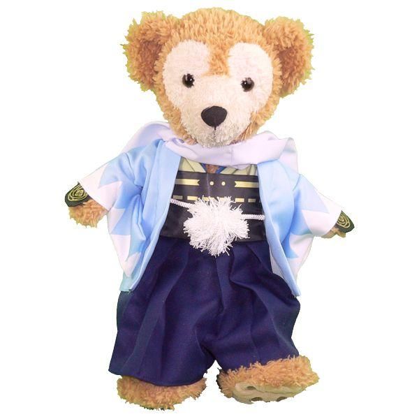 ダッフィー ぬいぐるみ 着せ替え服 コスチューム Sサイズ 大和守安定風 ダッフィーのコスプレ衣装 コスチューム 衣装 着物 羽織 刀剣乱舞