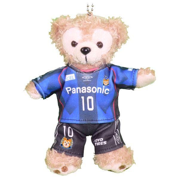 ダッフィー 服 ぬいバサイズ 大阪の2018年の青いユニフォーム風 ダッフィーのコスプレ服 衣装 サッカー 番号ネーム指定可