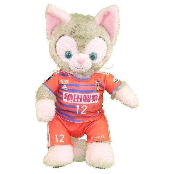 ジェラトーニ Sサイズ 新潟の2019年オレンジのユニフォーム風 ジェラトーニのコスプレ服 衣装 サッカー 番号ネーム指定可