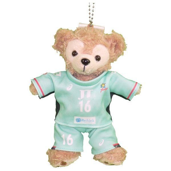 ダッフィー 服 ぬいバサイズ Vリーグ JTサンダーズ 2018-19年 ユニフォーム風 ダッフィーのコスプレ服 衣装 バレーボール 番号ネーム指定可