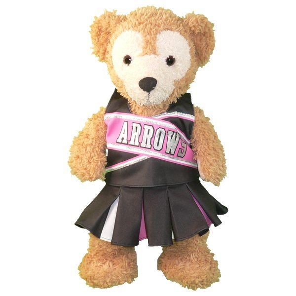 ダッフィー ぬいぐるみ 服 コスチューム Sサイズ チアリーダー風 ダッフィーのコスプレ服 衣装 チアリーディング ARROWS