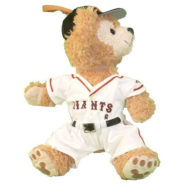 ダッフィー ポーチサイズ 東京の野球チームユニフォーム風 ダッフィーのコスプレ服 衣装 野球 番号ネーム指定可