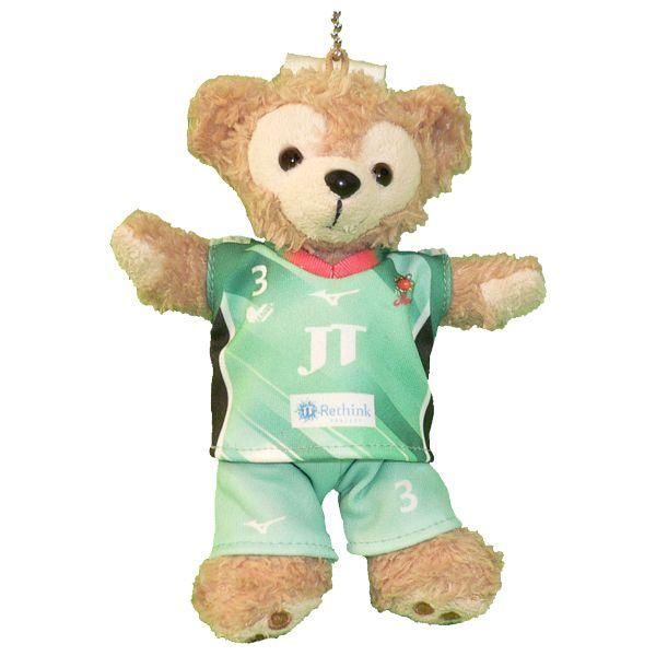 ダッフィー 服 ぬいバサイズサイズ JTマーベラス 2019-20年ユニフォーム風 ダッフィーのコスプレ服 衣装 バレーボール 番号ネーム指定可