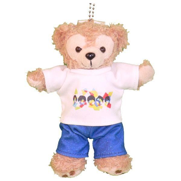 ダッフィー 服 ぬいバサイズ 2020年 白 ライブ Tシャツセット ダッフィーのコスプレ服 衣装 5人組