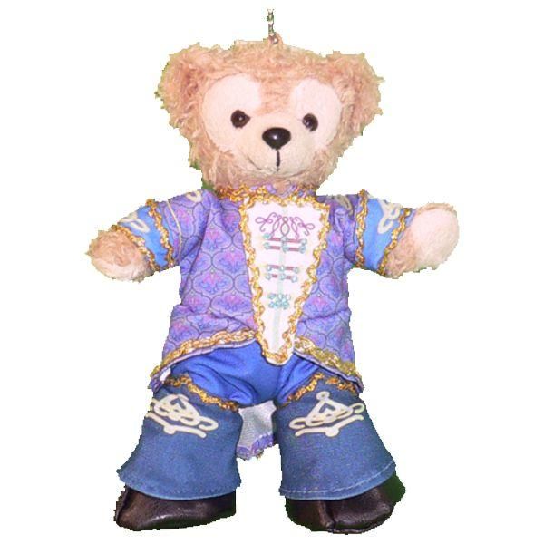 ダッフィー 服 ぬいバサイズ 紫のドリーミングアップ男性ダンサー風 ダッフィーのコスプレ服 衣装 TDL