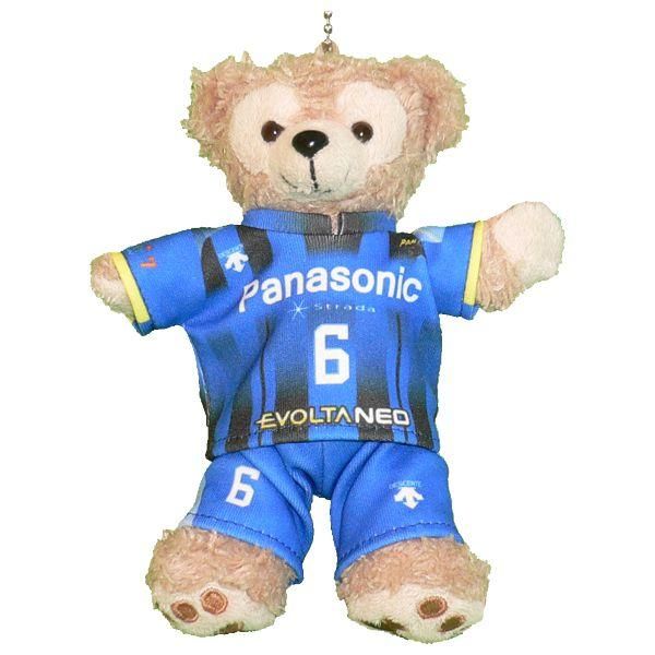 ダッフィー 服 ぬいバサイズ パナソニックパンサーズ 青 2021 ユニフォーム風 ダッフィーのコスプレ服 衣装 バレーボール 番号ネーム指定可