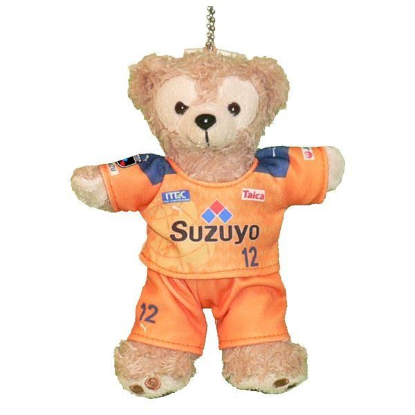 ダッフィー 服 ぬいバサイズ 静岡のチームユニフォーム風 ダッフィーのコスプレ服 衣装 サッカー 番号ネーム指定可