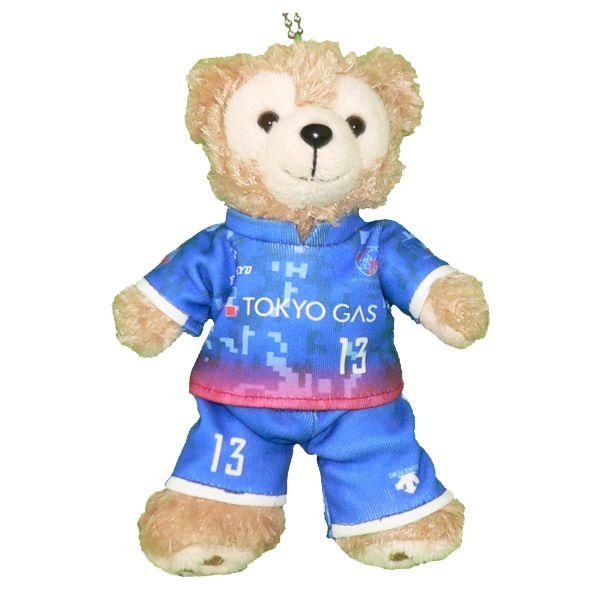 ダッフィー 服 ぬいバサイズ FC東京 2021年 青 ユニフォーム風 ダッフィーのコスプレ服 衣装 バレーボール 番号ネーム指定可