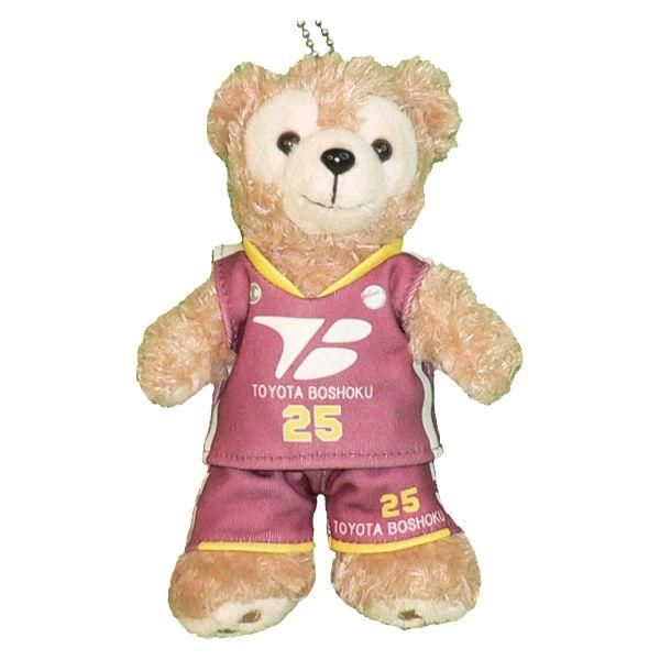 ダッフィー 服 ぬいバサイズ トヨタ紡織サンシャインラビッツ 2022-2023 ユニフォーム風 ダッフィーのコスプレ服 衣装 バスケットボール 番号ネーム指定可