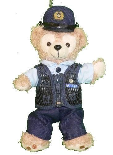 ダッフィー 着せ替え ぬいバサイズ 警察官の夏制服 ダッフィーのコスプレ服 衣装 制服 警官 くまめいと