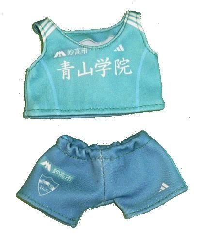 ダッフィー 服 Sサイズ 青山学院大学 2025年 駅伝のユニフォーム風 ダッフィーの着せ替え服 衣装 箱根駅伝 陸上 青学