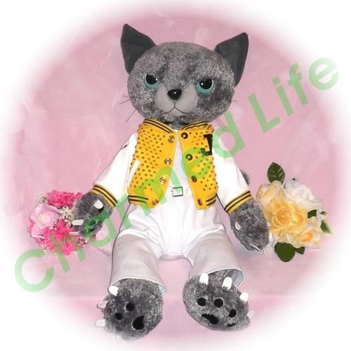 クラッチ猫 2PM風 ぬいぐるみのオーダーメイドコスプレ服  衣装  2PM JUNHO