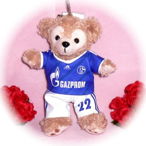ダッフィー 服 ぬいバサイズ シャルケ ユニフォーム風 ダッフィーのコスプレ服 衣装 サッカー 内田選手
