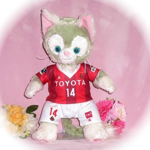 ジェラトーニ  Sサイズ 名古屋の2015年ホームユニフォーム風 ジェラトーニのコスプレ服 衣装 サッカー 番号ネーム指定可